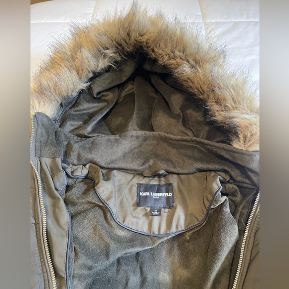 Karl Lagerfeld Paris long winter coat! Hardly worn and in great condition. - Picture 3 of 6